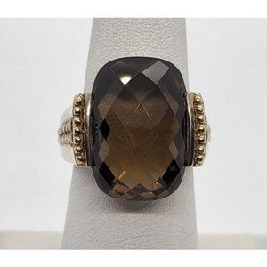 925 STERLING SILVER QUARTZ RING SIZE 7